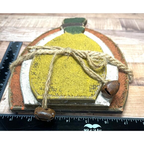 Rustic Wood & Burlap Pumpkin & Gourd Stacked Decor - Picture 5 of 5